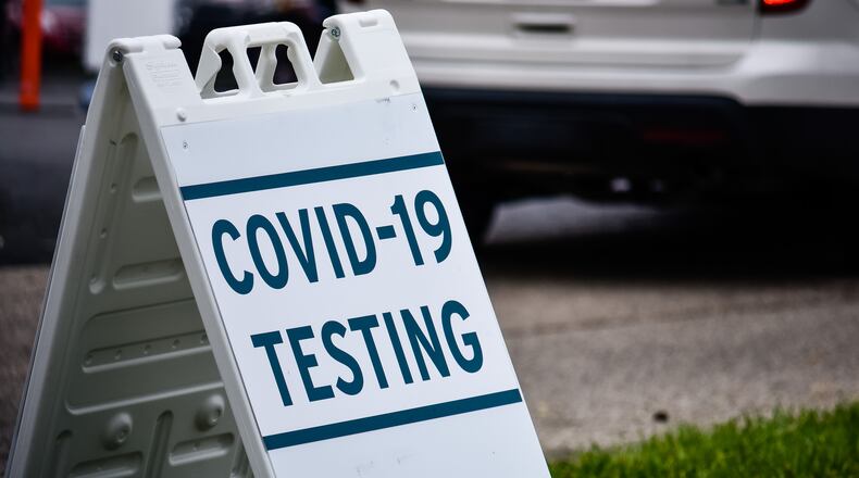 The Fulton County Board of Health opened a walk-up COVID-19 testing center in northeast Atlanta..