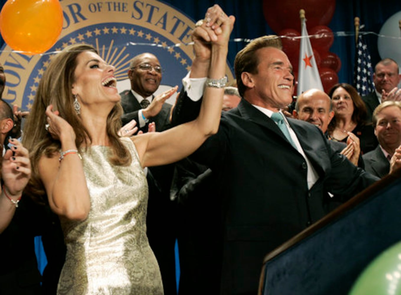 Arnold Schwarzenegger and Maria Shriver through the years