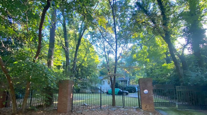 A local developer wants to change the character map area designation for a Peachtree Dunwoody Road residential property. Photo: Adrianne Murchison