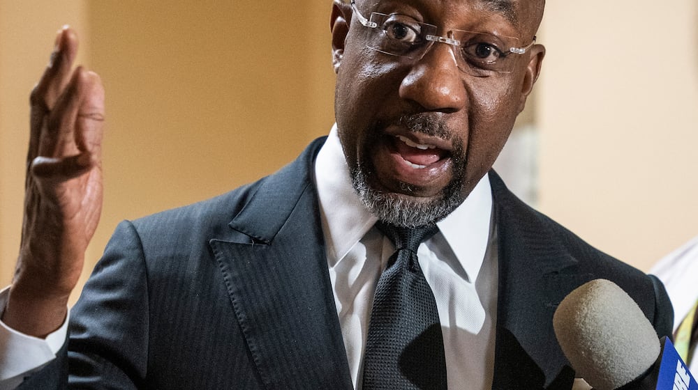 U.S. Sen. Raphael Warnock is urging Georgia lawmakers to expand Medicaid. (Olivia Bowdoin for the AJC).