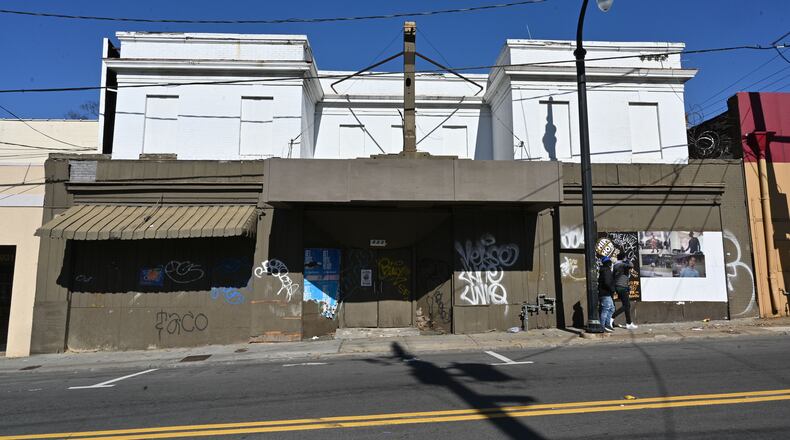 The Ashby Street Theatre in Atlanta was named one of Georgia's 21 Places in Peril by the Georgia Trust for Historic Preservation. Hyosub Shin / Hyosub.Shin@ajc.com