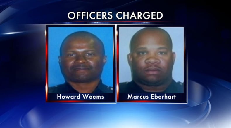 Two former East Point officers got guilty verdicts in the tasering death of a handcuffed man (Credit: Channel 2 Action News).