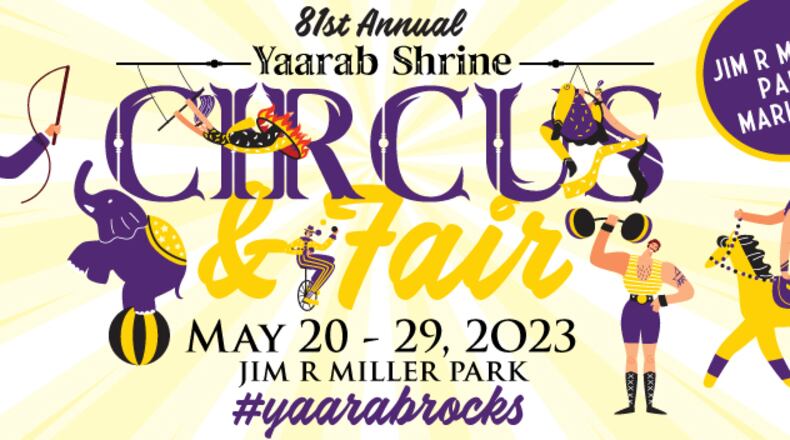 See 22 circus presentations and participate in more than 40 rides and attractions during the 81st annual Yaarab Shrine Circus and Fair on May 20-29 at Jim R. Miller Park, 2245 Callaway Road, Marietta. (Courtesy of Yaarab Shrine Circus)