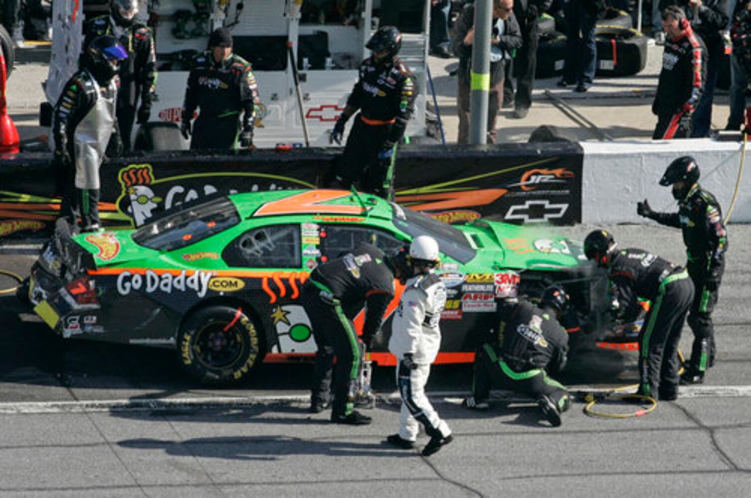 Danica Patrick's NASCAR debut ends in crash: Photos
