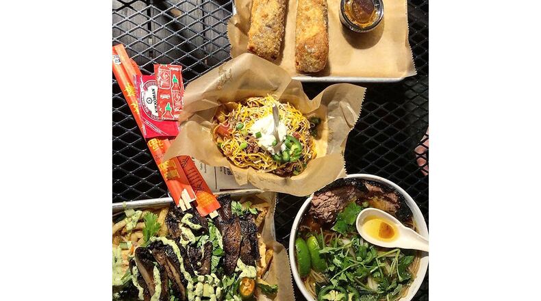 A selection of dishes from the menu of Pho Cue. / Courtesy of Pho Cue