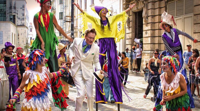 Conan O'Brien is airing his Cuba special Wednesday, March 4 at 11 p.m. on TBS. CREDIT: TBS
