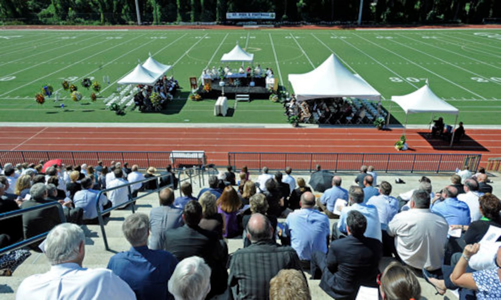 Photos: George B. Maloof memorial service