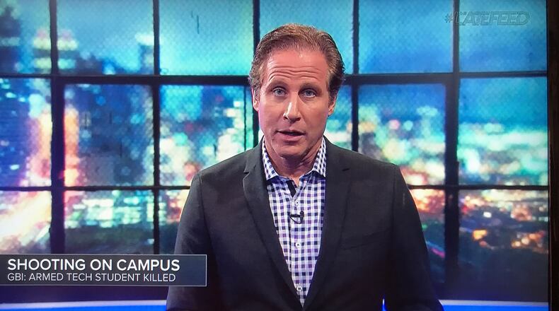 Vinnie Politan in the opening moments of his new show "The Late Feed" on 11Alive.