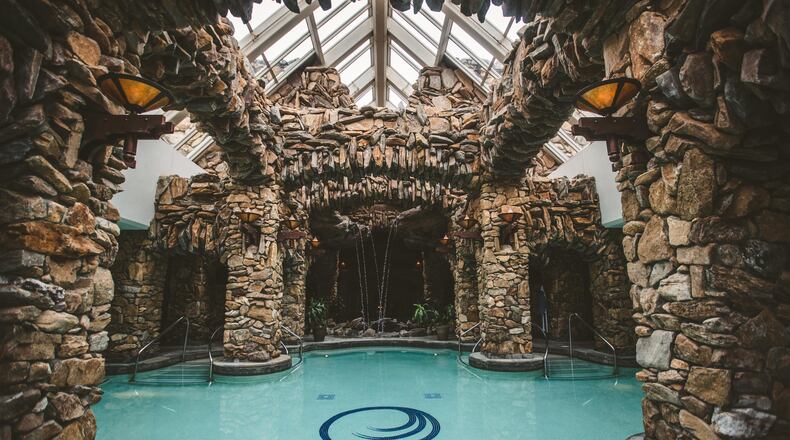 The Omni Grove Park Inn Spa is a subterranean respite of wellbeing and home to 20 water features.
Courtesy of The Omni Grove Park Inn