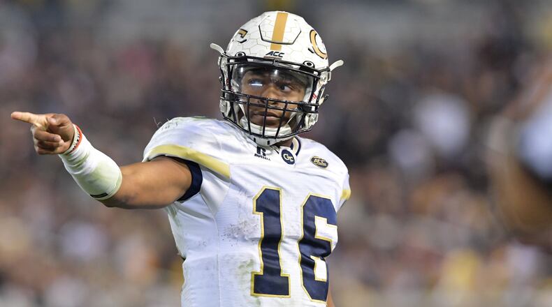 Georgia Tech quarterback TaQuon Marshall.