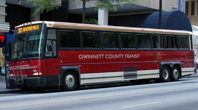 The public can help shape Gwinnett’s future transit plans by participating in an online survey. Courtesy Gwinnett County