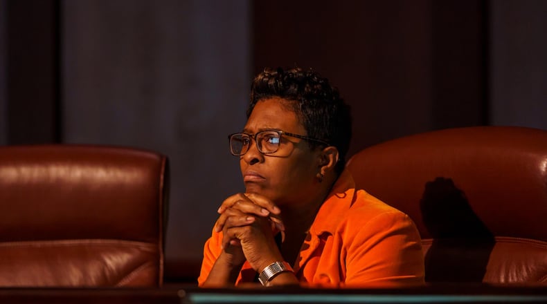Atlanta City Council member Keisha Sean Waites announced at Monday's full council meeting that she was resigning from her citywide seat.
