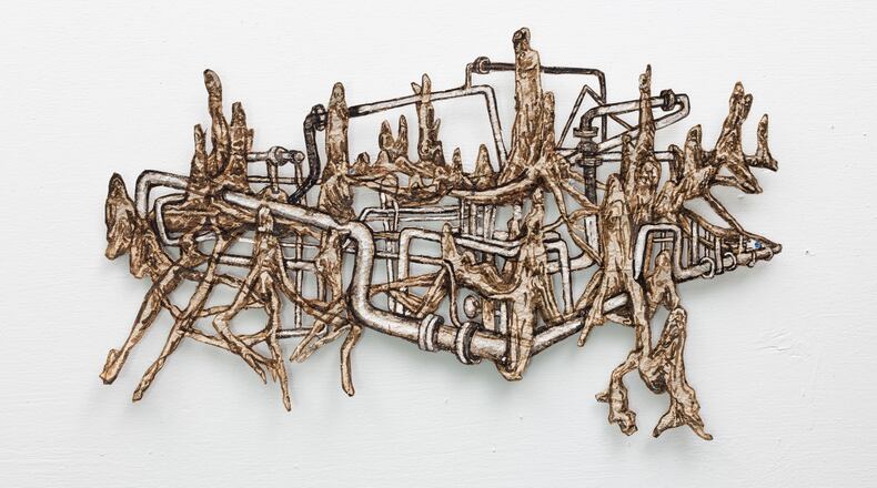 Hannah Chalew's "Study by Tangled Bank" from "Collective Telling: Southern Rooted Perspectives on Place, History + Emergence, " at Echo Contemporary Art through Feb. 17.