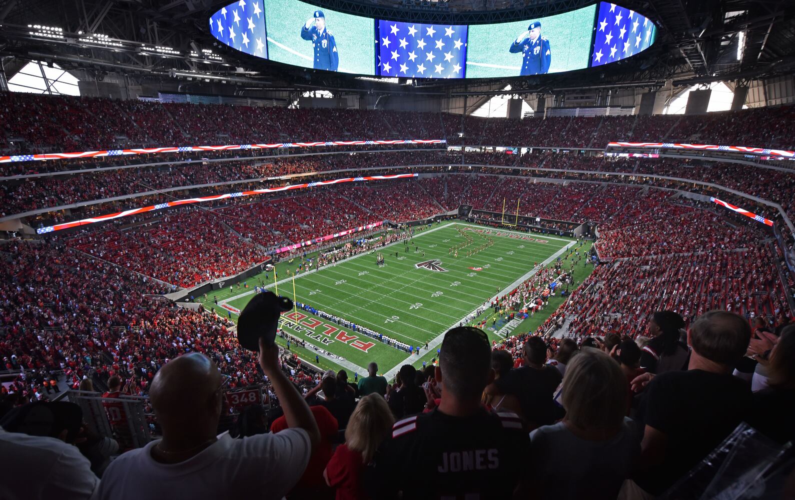 Photos: The scene at the Falcons’ new Mercedes-Benz Stadium