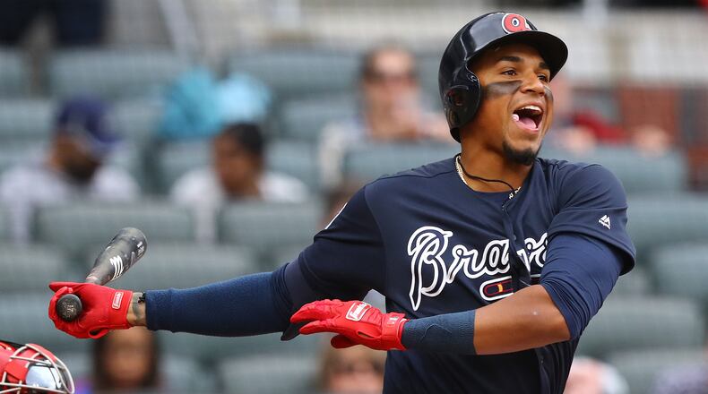 Braves' Johan Camargo. Curtis Compton/ccompton@ajc.com