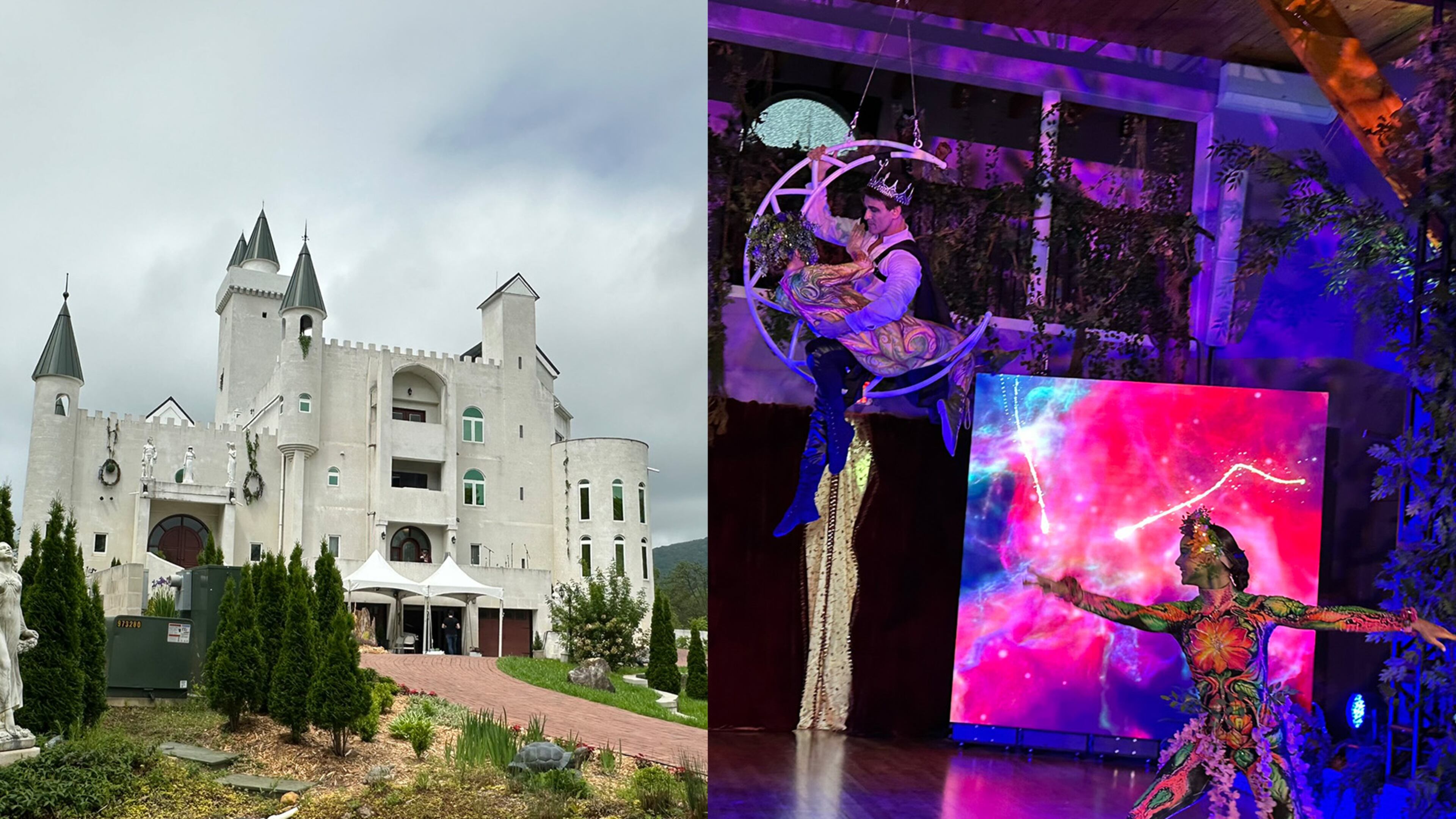 For five weekends in May, check out the "Mirth and Mischief" immersive experience at a real castle in Helen. (Rodney Ho/AJC)