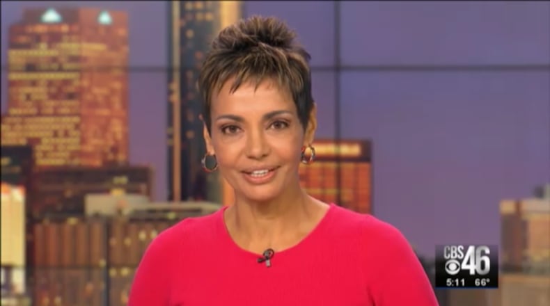 Gurvir Dhinda on her first day on air on CBS46's early morning news October 23, 2017.