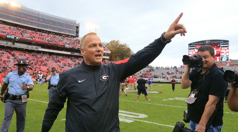 Georgia said goodbye to Mark Richt wjhen it fired him, now he's saying goodbye to Athens. (Curtis Compton, ccompton@ajc.com)