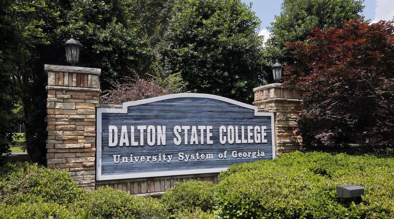 Dalton State College sits on 136 tree filled acres along I-75 in Dalton. The college recently became the first college in Georgia to be designated a Hispanic Serving Institution. (At least 25 percent of its students must be Hispanic in order to get the designation.) Bob Andres / bandres@ajc.com