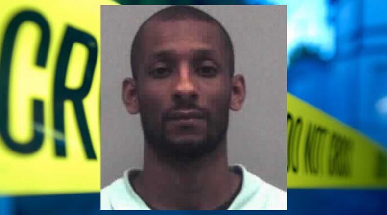 Police captured Jesse Bodie, who was wanted in connection with the stabbing death of his ex-girlfriend. (Credit: Gwinnett County Police Department)