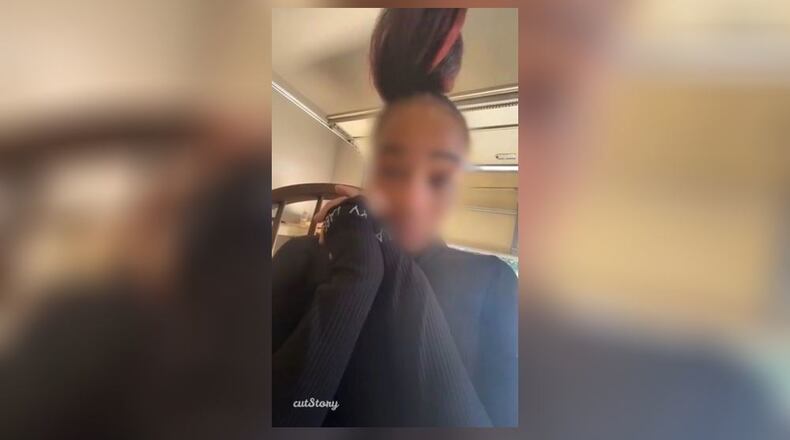 Instagram videos posted Sept. 6 appear to show the Georgia teenager being disciplined by a man and a woman.