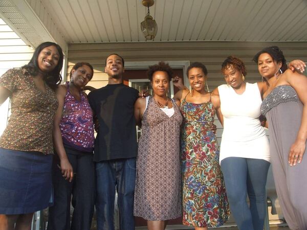 Matthew Williams and his family. 