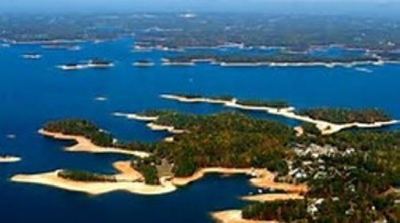 The body of a 19-year-old man was pulled from Lake Lanier on Sunday night.