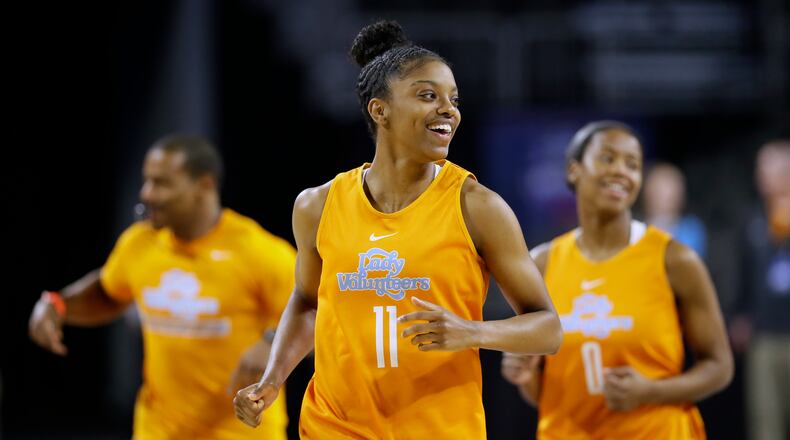 Diamond DeShields was named to Atlanta Journal-Constitution all-state teams in 2010, 2011 and 2012).