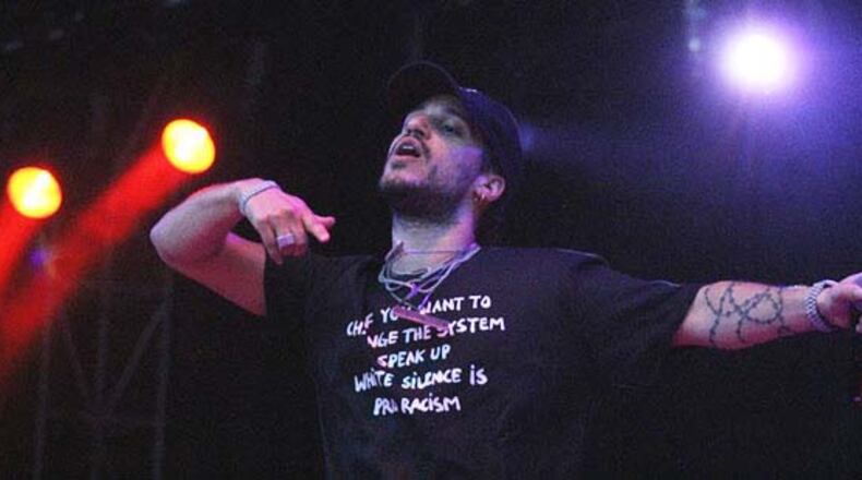 Roswell police said Atlanta rapper Russ' home was burglarized Friday.