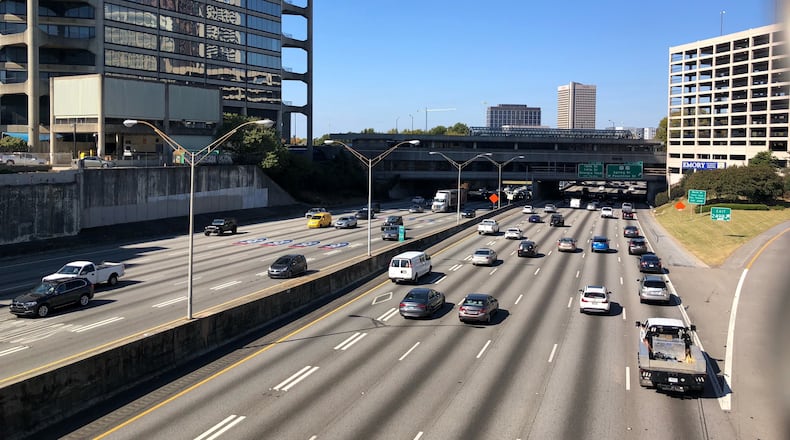 A U.S. Department of Transportation grant would provide $157.6 million for the construction of The Stitch – a planned 14-acre greenspace over the Downtown Connector. (AJC file photo)