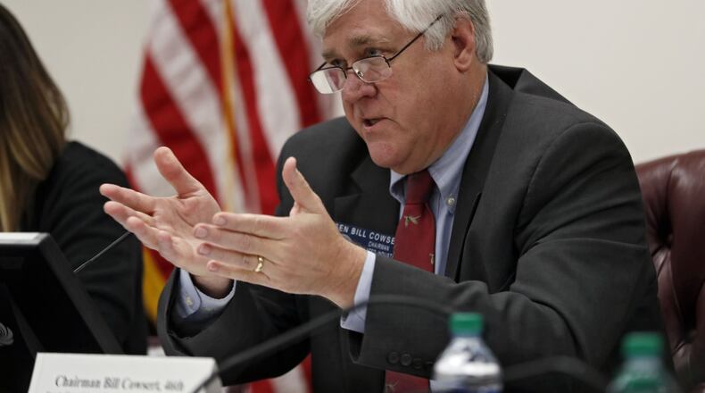 State Sen. Bill Cowsert, an Athens Republican, speaks during a Senate committee hearing. Bob Andres / bandres@ajc.com