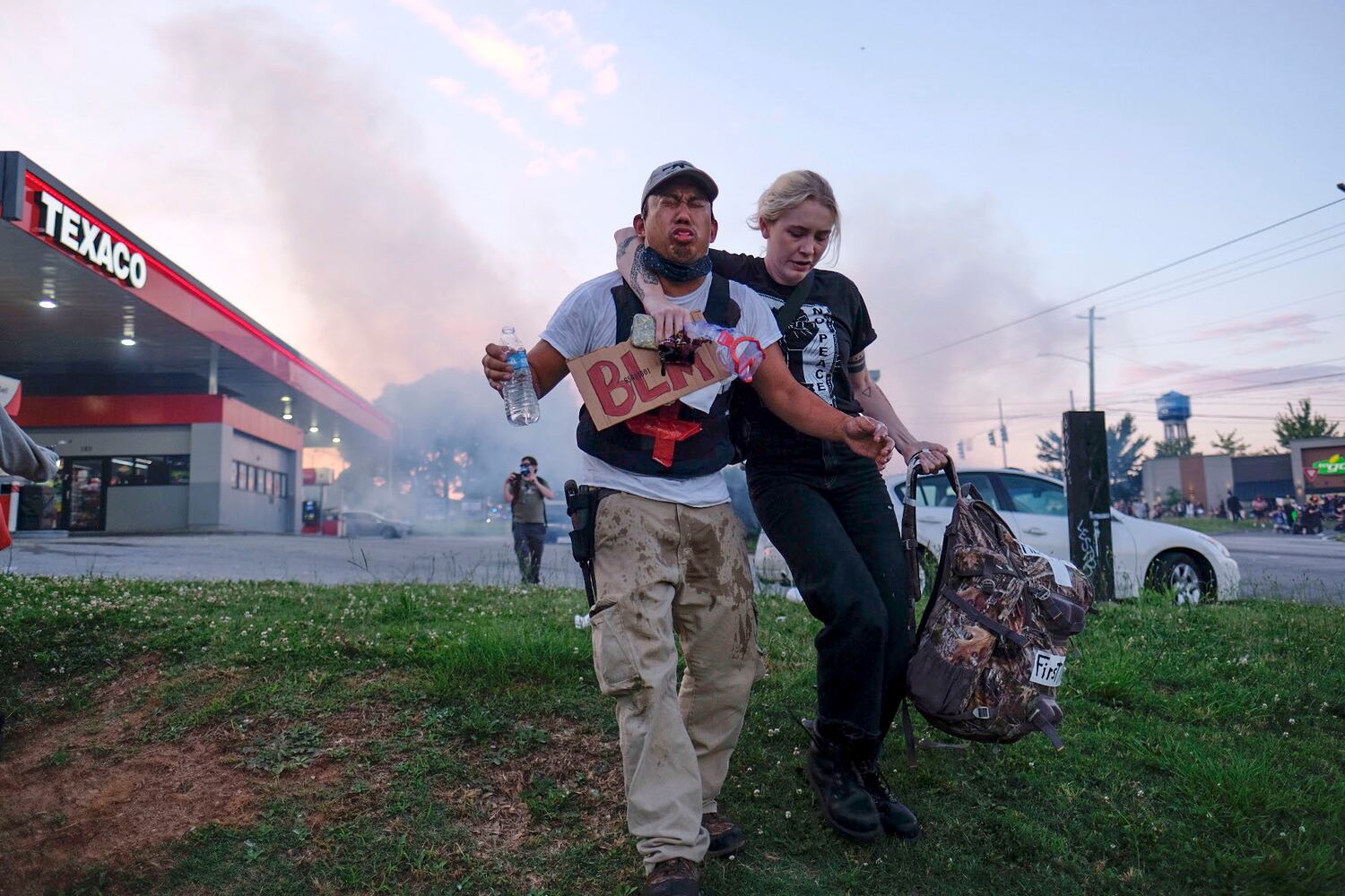 PHOTOS: Atlanta protest, fire at Wendy’s Saturday night