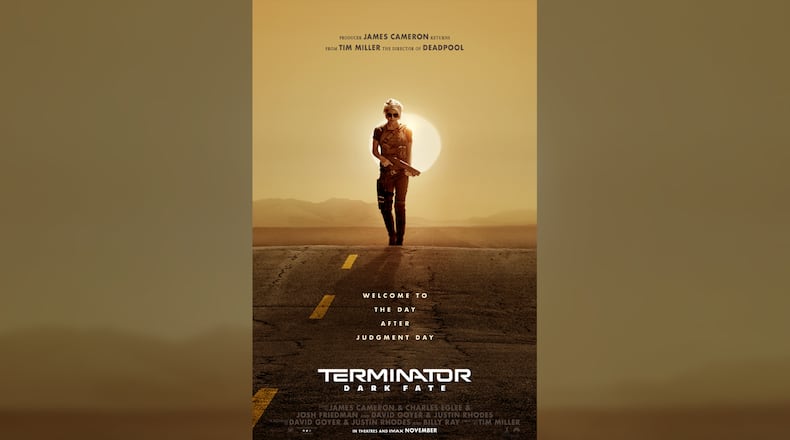 Linda Hamilton stars as Sara Connor in "Terminator: Dark Fate," scheduled for release Nov. 1.
