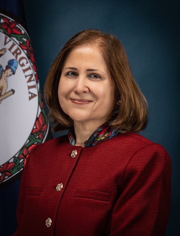 Ghazala Hashmi, Ph.D., was elected in 2025 as the 43rd lieutenant
governor of Virginia. (Courtesy)