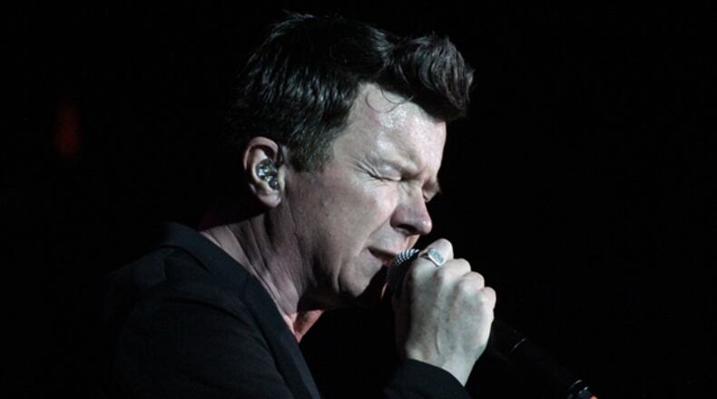 Rick Astley poured his soul into his Center Stage performance on May 1, 2018. Photo: Melissa Ruggieri/AJC