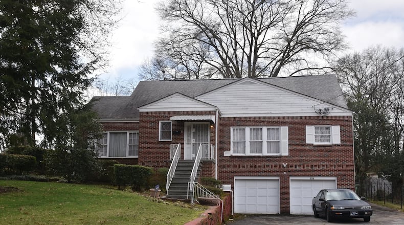 Exterior of the former home of the King family at 234 Sunset Avenue in Atlanta’s Vine City. Martin Luther King Jr. moved his young family into the modest brick home  in 1965, a year after he won the Nobel Peace Prize.  HYOSUB SHIN / HSHIN@AJC.COM