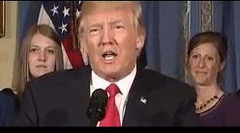 President Donald Trump, shown here speaking to the press about Obamacare in July, has threatened to end subsidy payments to insurers that currently help make the exchange marketplace work.