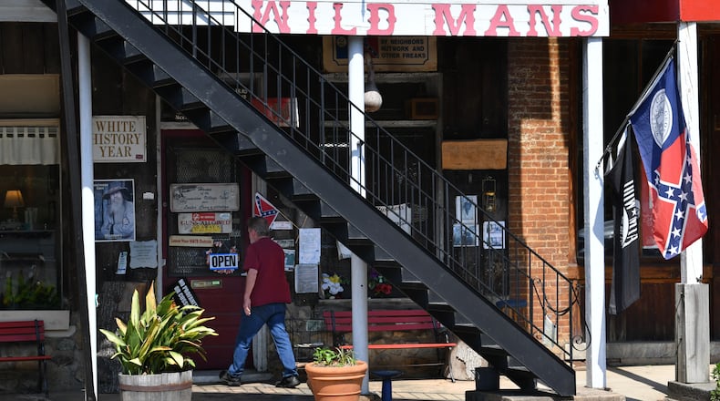 Wildman's Civil War Surplus was a controversial landmark in downtown Kennesaw for decades. It closed down in December when a Cobb County judge ordered a forensic audit of owner Dent Myers’ estate, amid a legal challenge by the owner’s sister, Janice Bagwell. (Hyosub Shin/AJC)