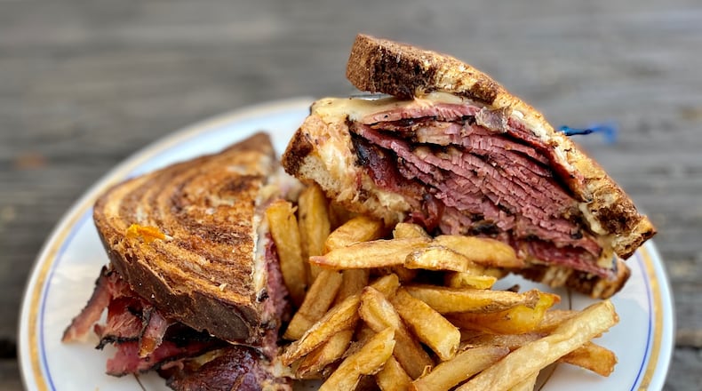 Local Republic’s Reuben (shown here with a side of fries) is a very good choice. Wendell Brock for The Atlanta Journal-Constitution