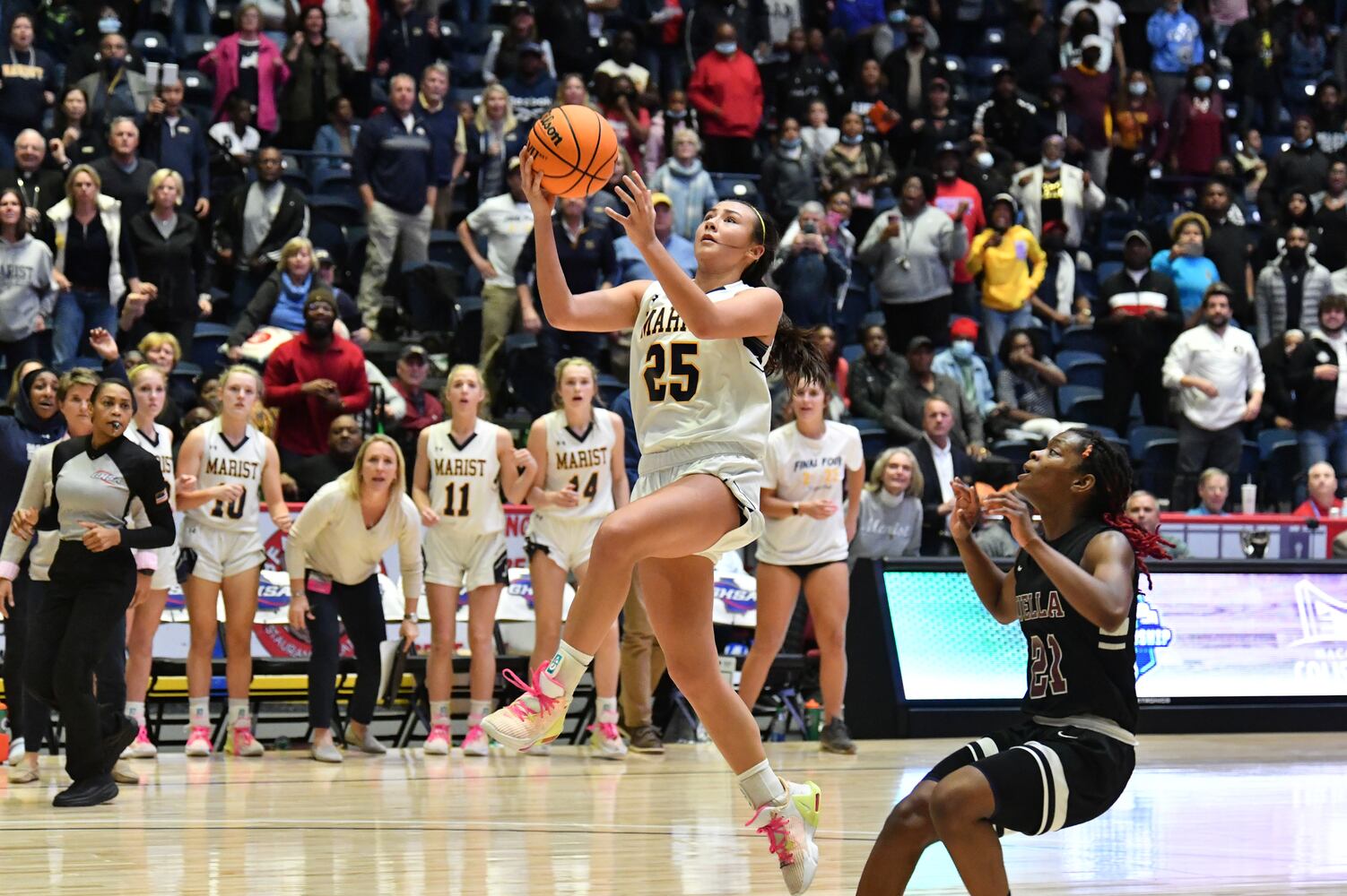 basketball finals: Luella vs. Marist girls