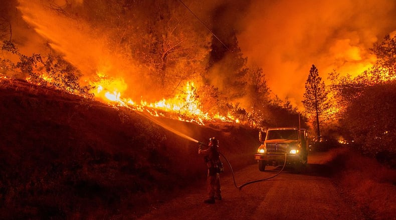 Wildfires continue to rage in California.