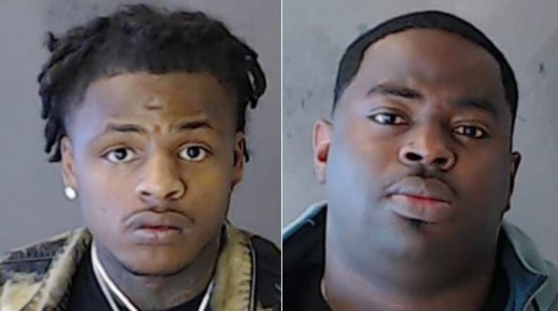 Stephen Dominique McAllister (left) and Quintez Martavious Griffin.