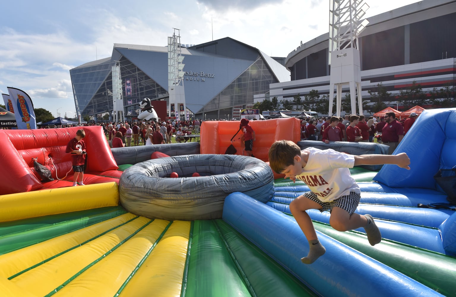 Photos: Alabama, FSU play at Atlanta’s Mercedes-Benz Stadium