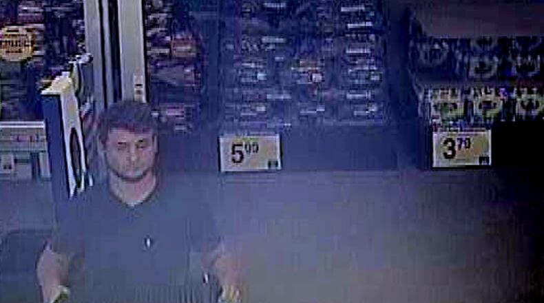 Investigators believe this man left the Glynn Street Kroger and got into a Chevrolet Tahoe. (Fayetteville police)