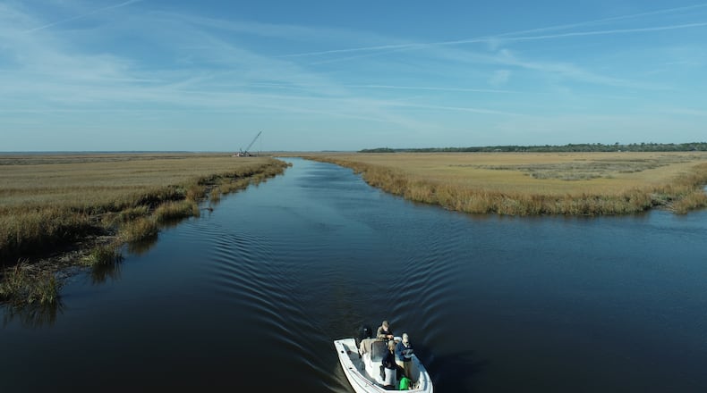 FILE: The Army Corps of Engineers has blocked off man-made cuts through Georgia's coastal salt marsh, restoring the natural flow of water.