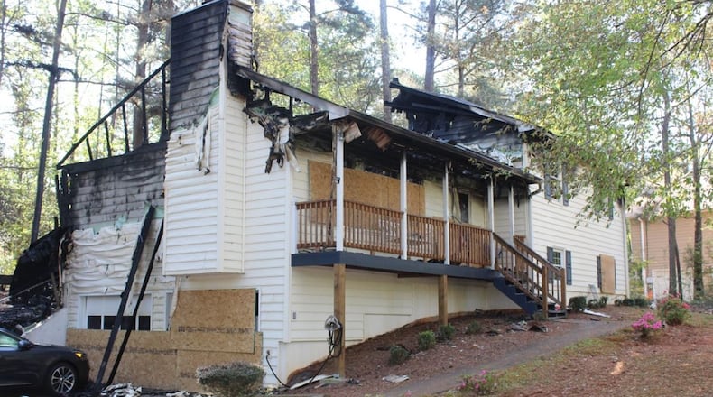 The home was in the 200 block of North Briar Ridge.