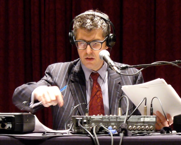 For his book "On Air," author Steve Oney shadowed Ira Glass (above) for a week as he produced shows for "This American Life." (Courtesy)
