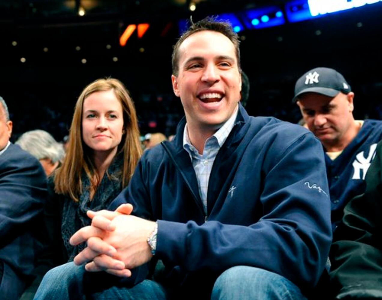 Celebrities at the Lakers and Knicks games