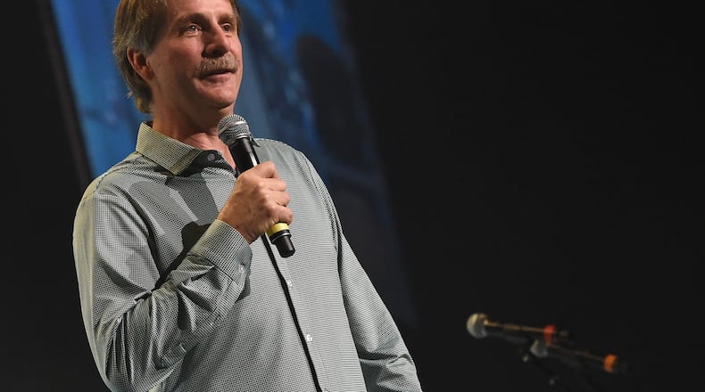 NASHVILLE, TN - FEBRUARY 08: Jeff Foxworthy performs during 1 Night. 1 Place. 1 Time: A Heroes & Friends Tribute to Randy Travis at Bridgestone Arena on February 8, 2017 in Nashville, Tennessee. (Photo by Rick Diamond/Getty Images for Outback Concerts)