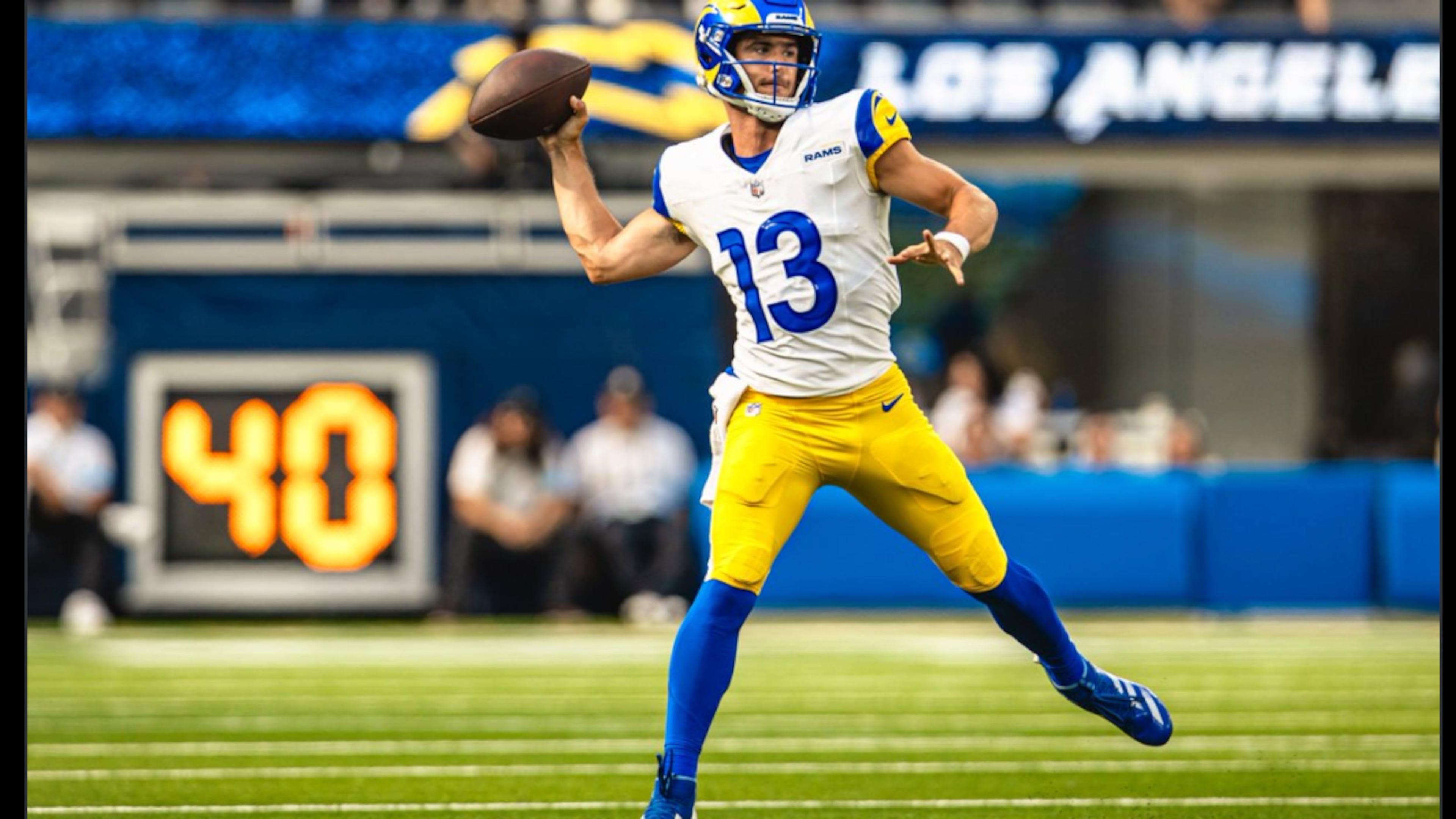 Former Georgia quarterback Stetson Bennett had his first multscore passing game in NFL preseason action Saturday against the Dallas Cowboys. (Dawgnation)